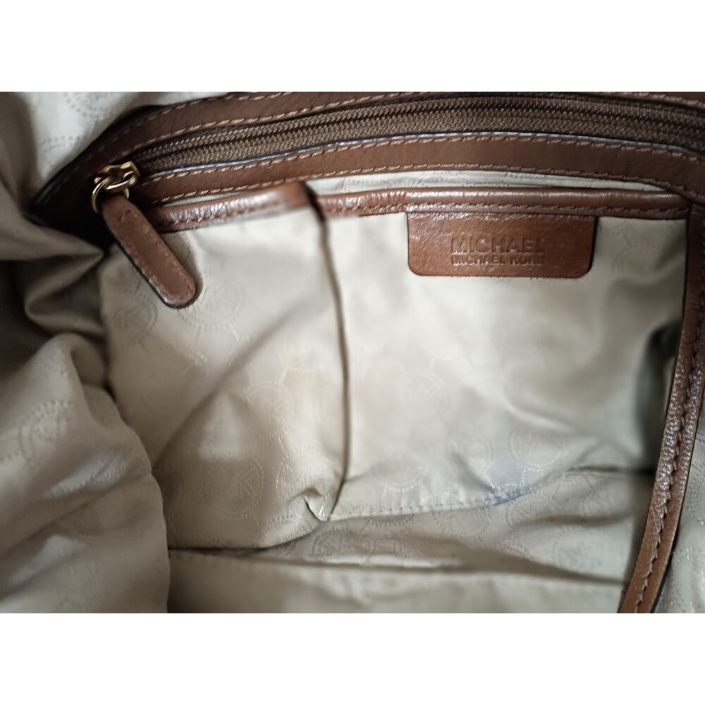 MICHAEL KORS Python Embossed Leather Shoulder Bag… - image 7